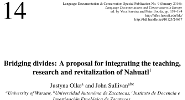 Bridging divides: A proposal for integrating the teaching, research and revitalization of Nahuatl